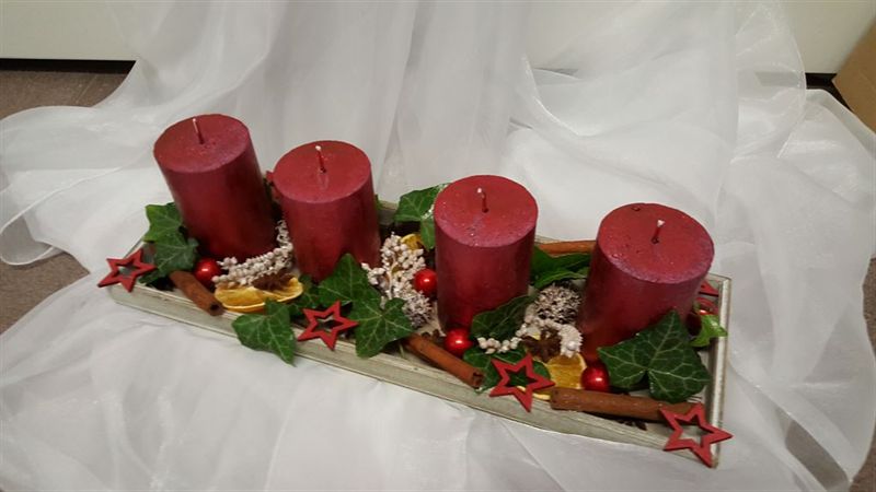 Vánoční a adventní výzdoba a dekorace, Květinářství Mirka Třebíč