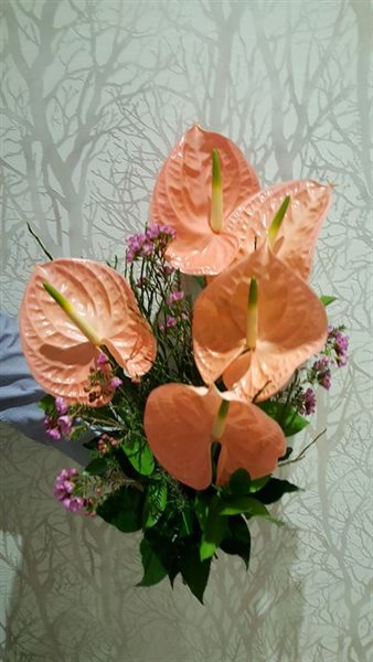 Sváteční kytice k MDŽ z našeho Květinářství Mirka v Třebíči